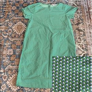 Ann Mashburn Cotton Poplin Bird Dress S